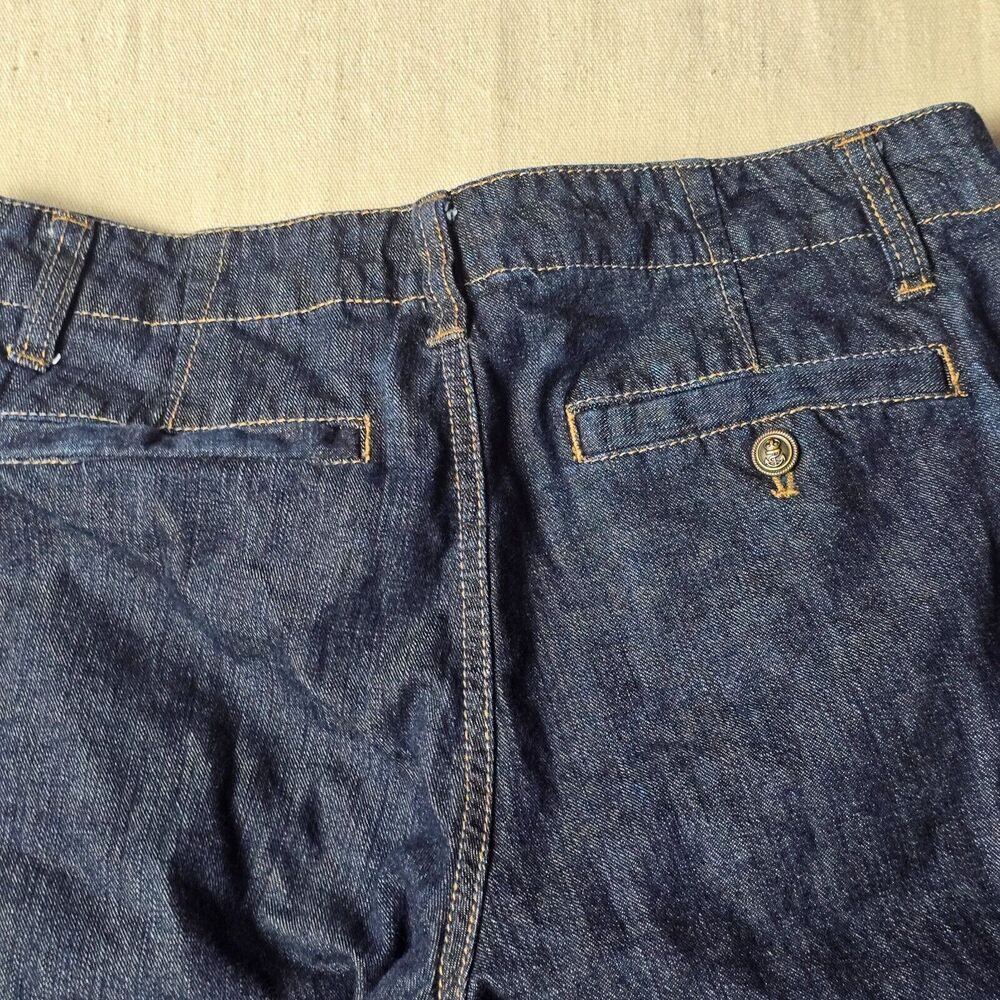 Lauren Jeans  Co Womens 2 Mid Rise Denim Blue Dark Straight Zip‎ Pants - Picture 14 of 16